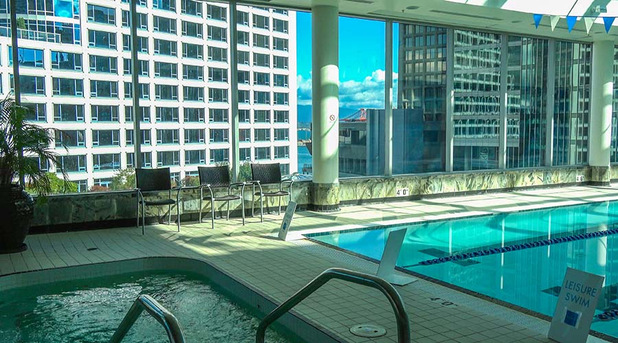 Pool and Spa At Auberge Vancouver Hotel