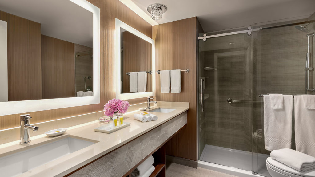 Newly Remodeled Bathrooms At Auberge Vancouver Hotel